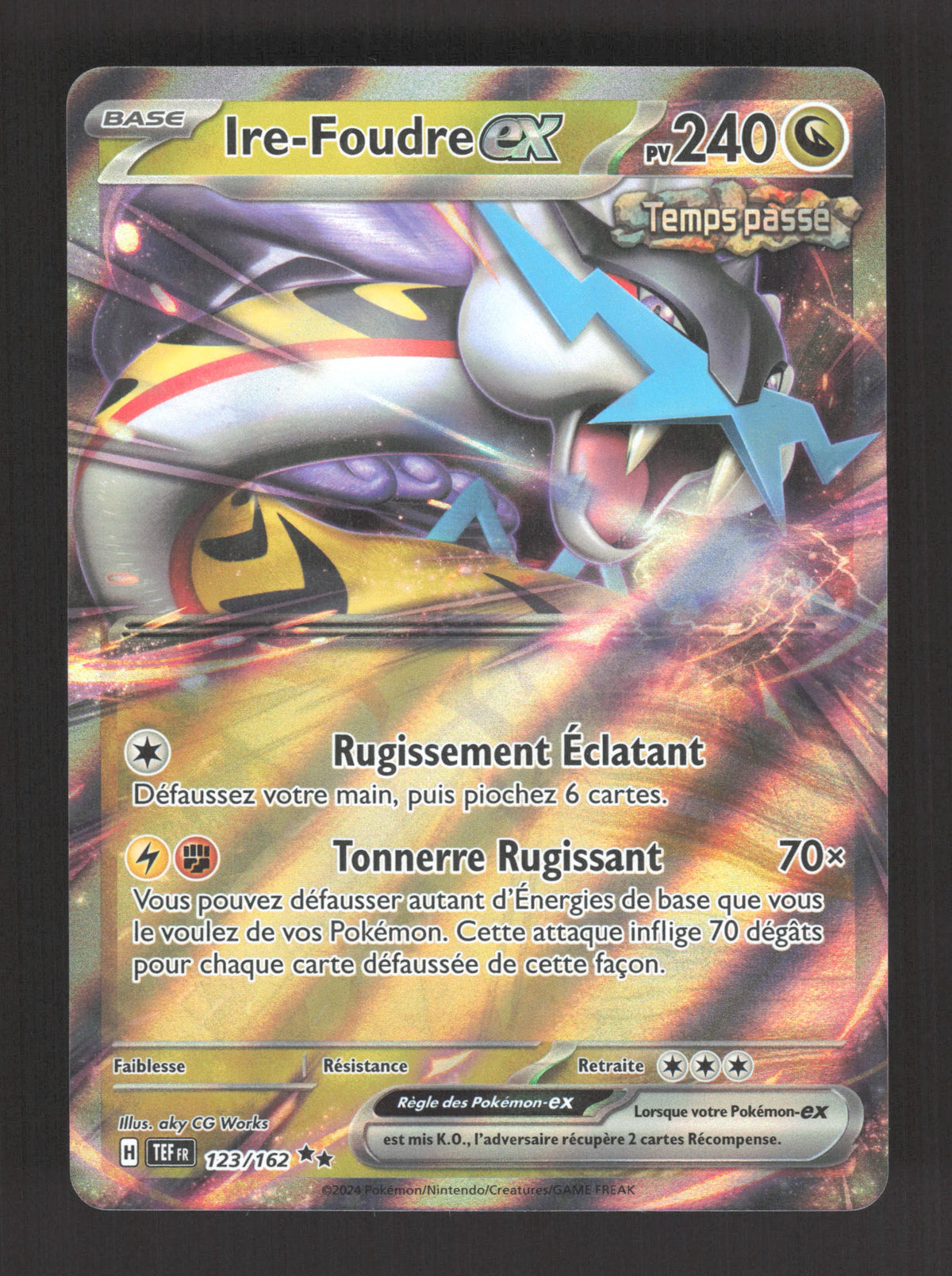 123/162 Ire Foudre EX - Forces Temporelles