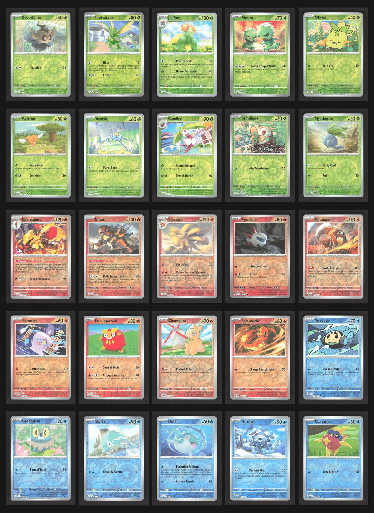 Lot de 82 Reverse EV3 (sans doublon)