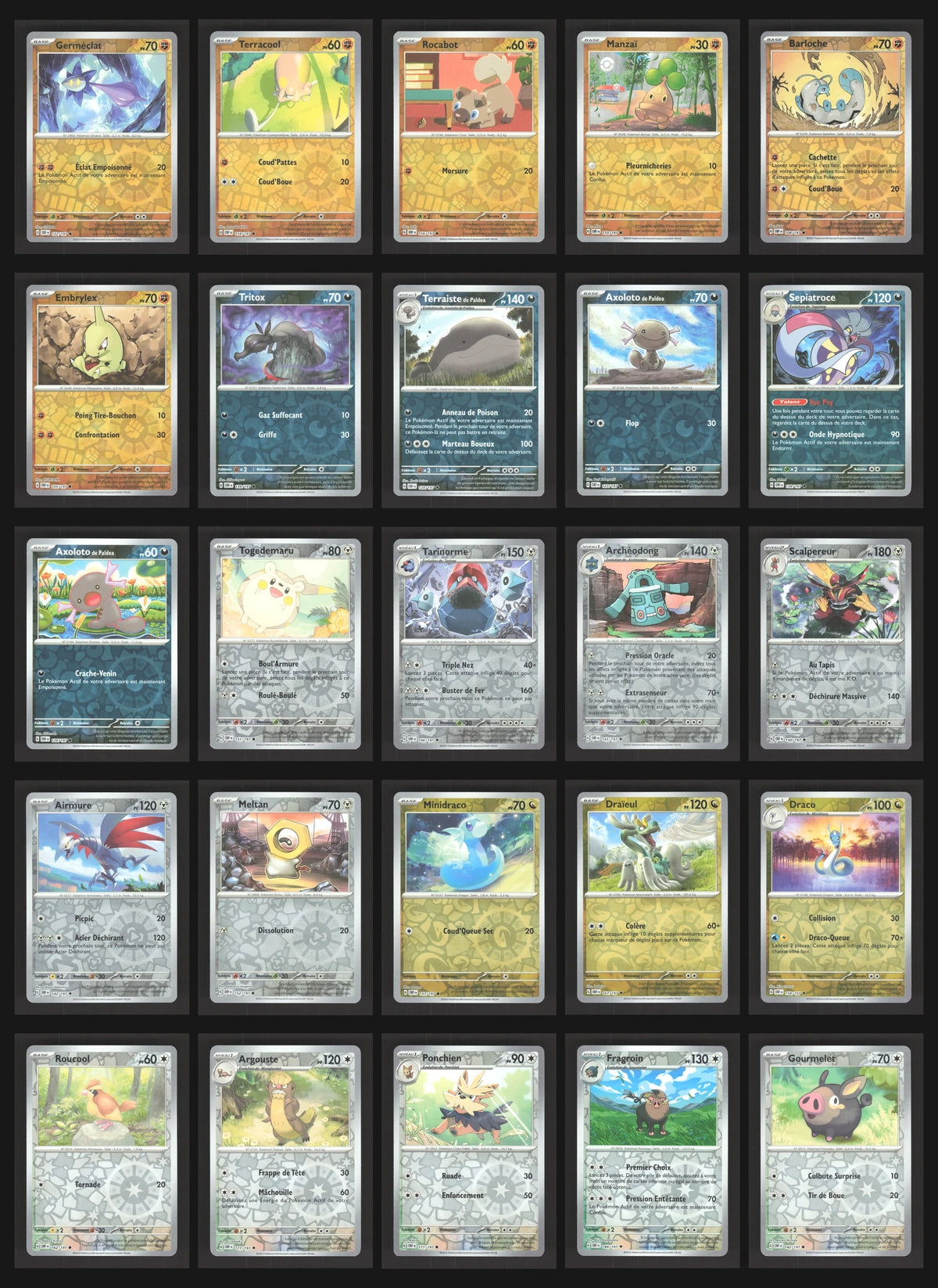 Lot de 82 Reverse EV3 (sans doublon)