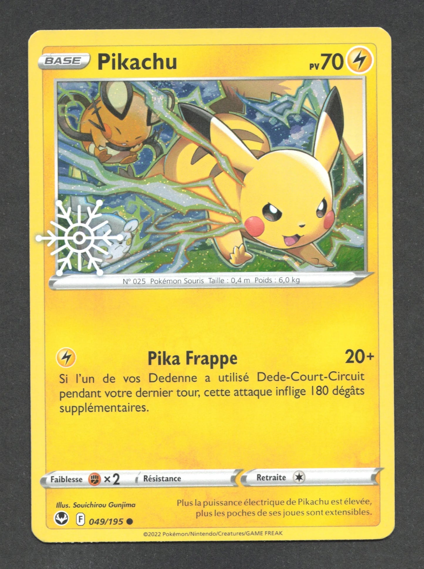049/195 Pikachu HOLO FLOCON - Calendrier des Fêtes 2023