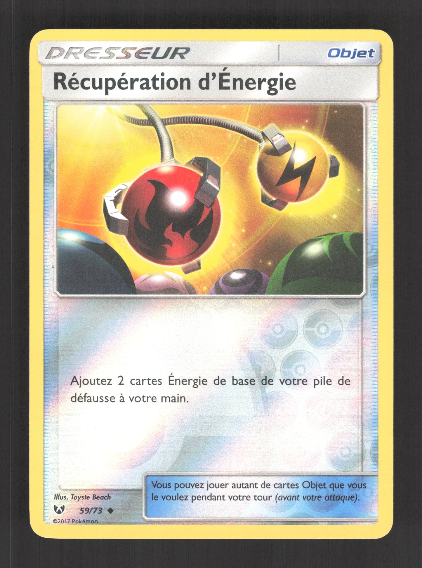 59/73 Recuperateur Energie REVERSE - Légendes Brillantes