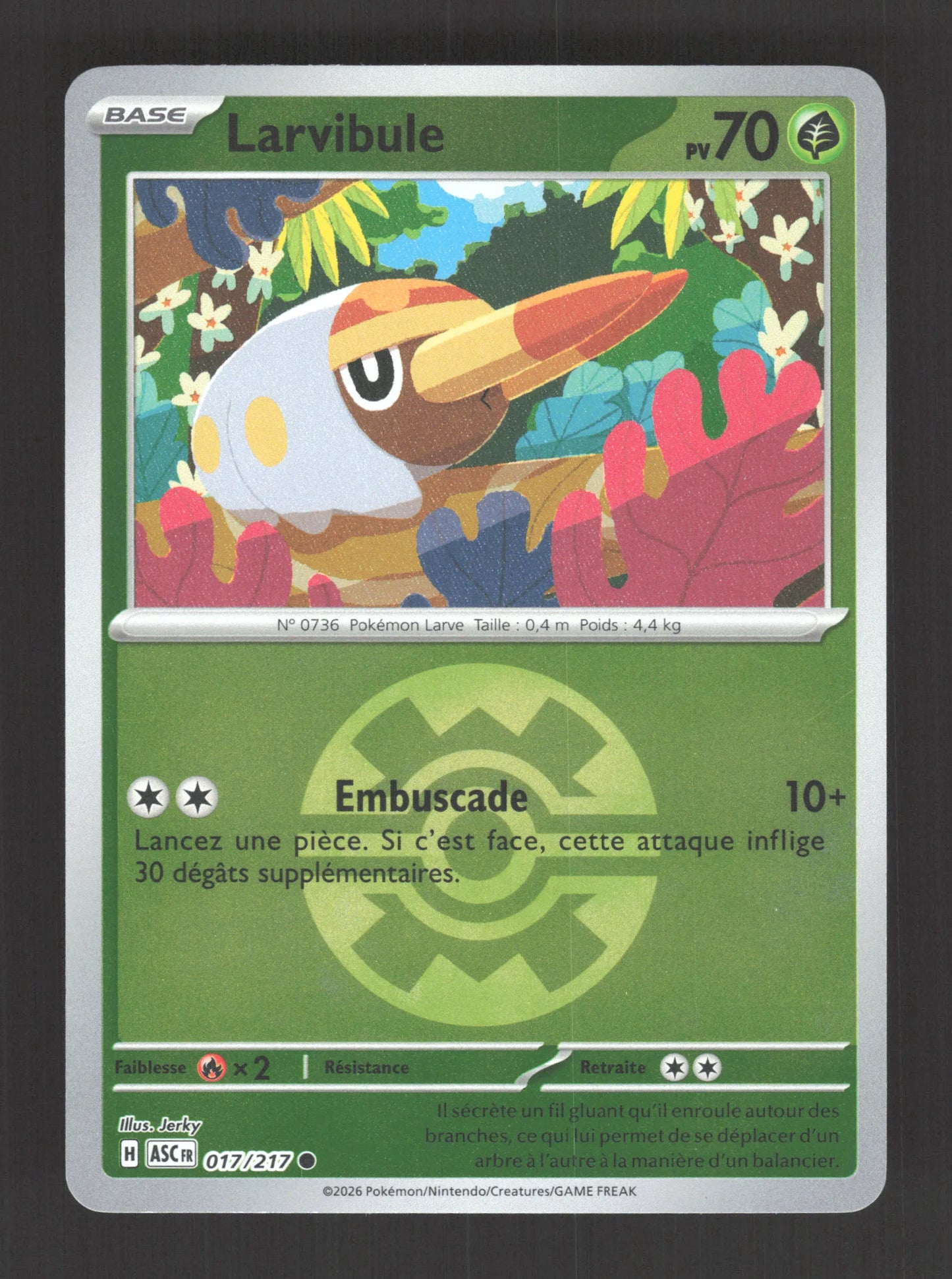 017/217 Larvibule POKEBALL - Héros Transcendants