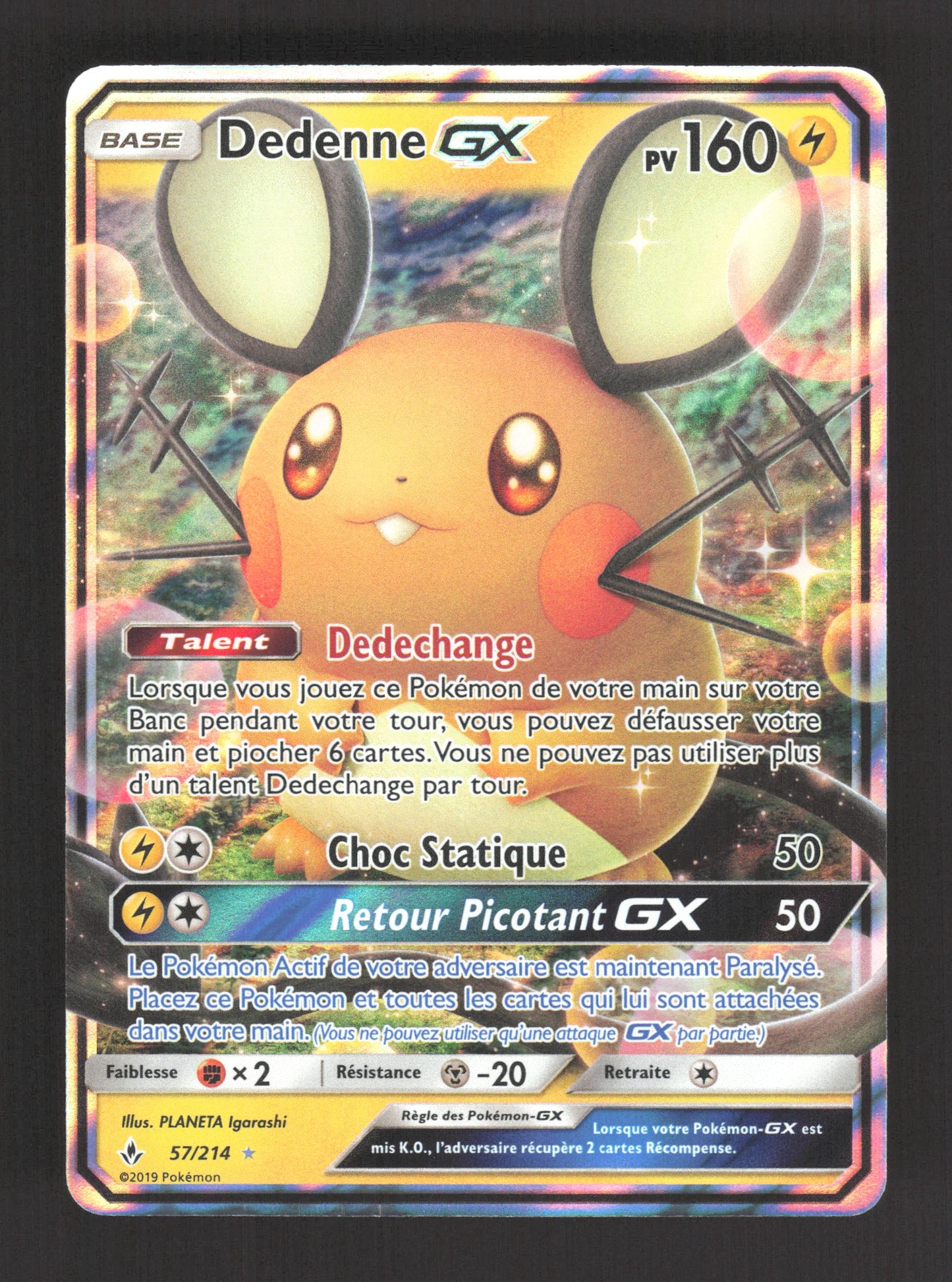 57/214 Dedenne GX - Alliance Infaillible