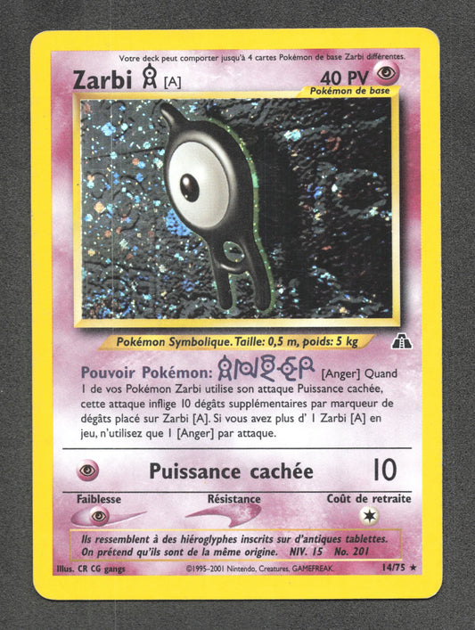 14/75 Zarbi HOLO - Neo Discovery