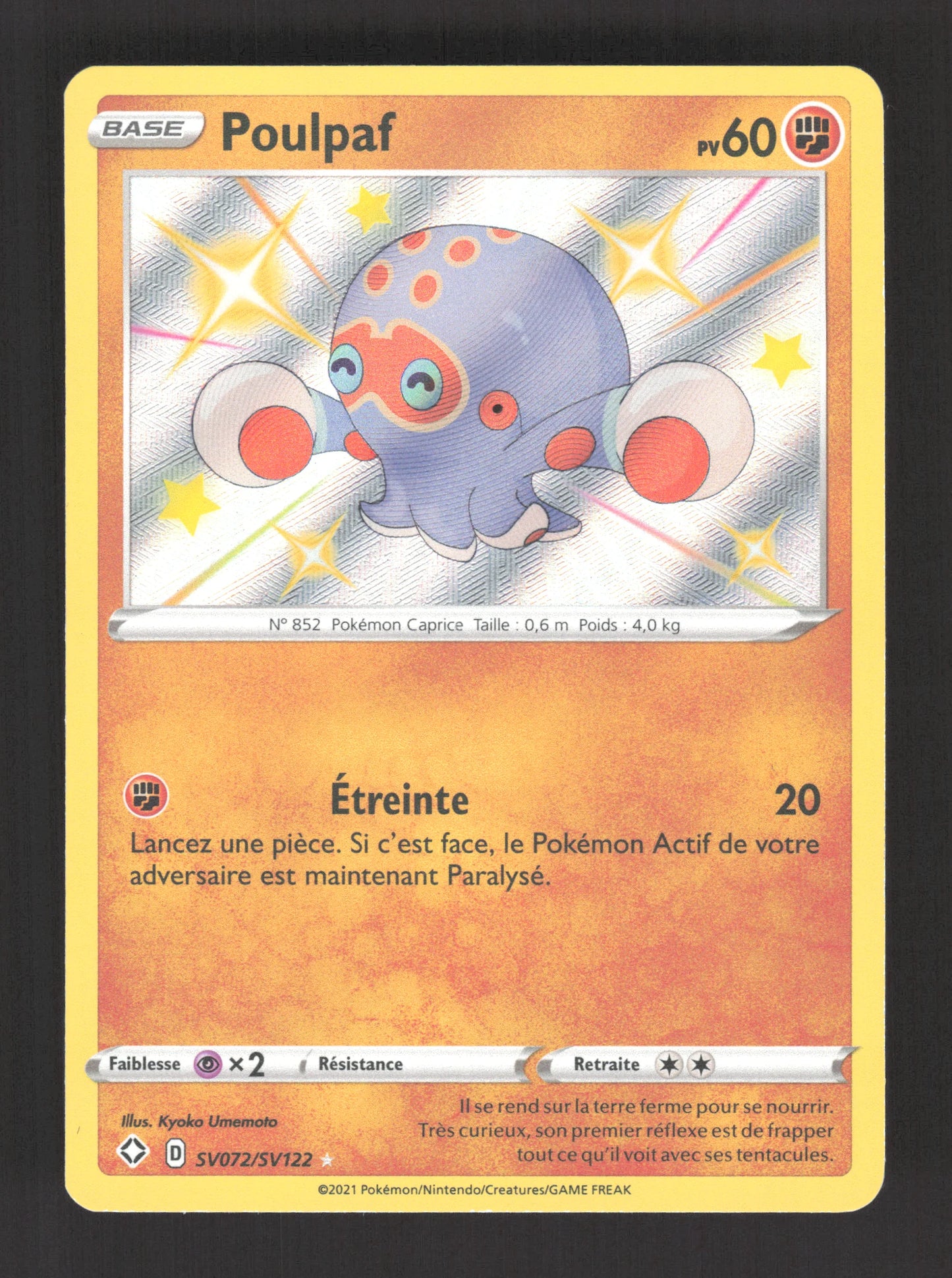 SV072/SV122 Poulpaf SHINY - Destinées Radieuses