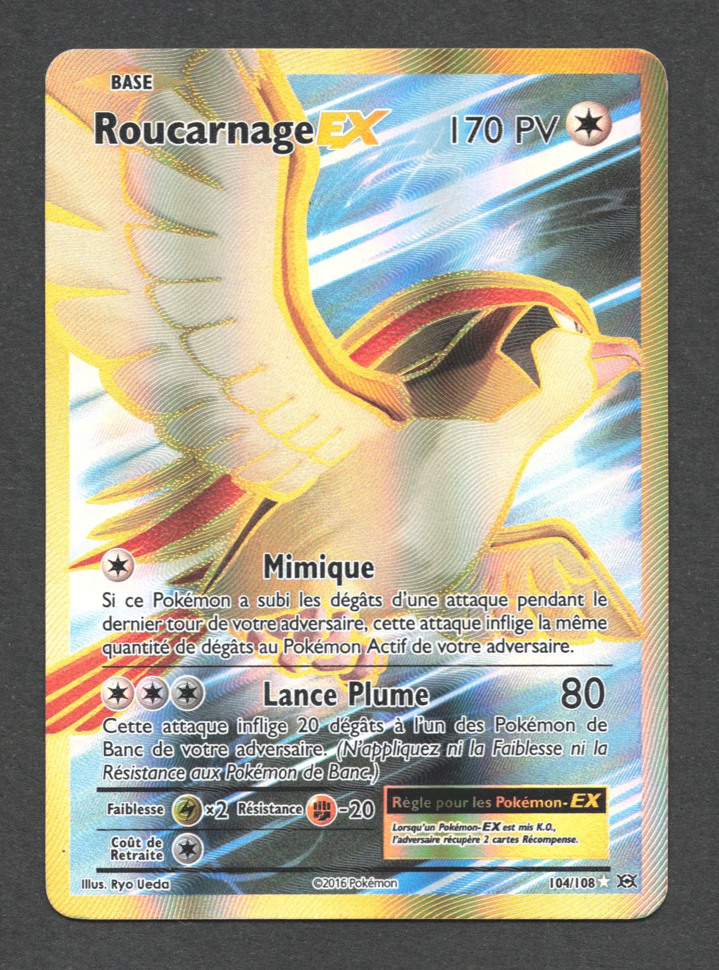 104/108 Roucarnage EX - Évolutions