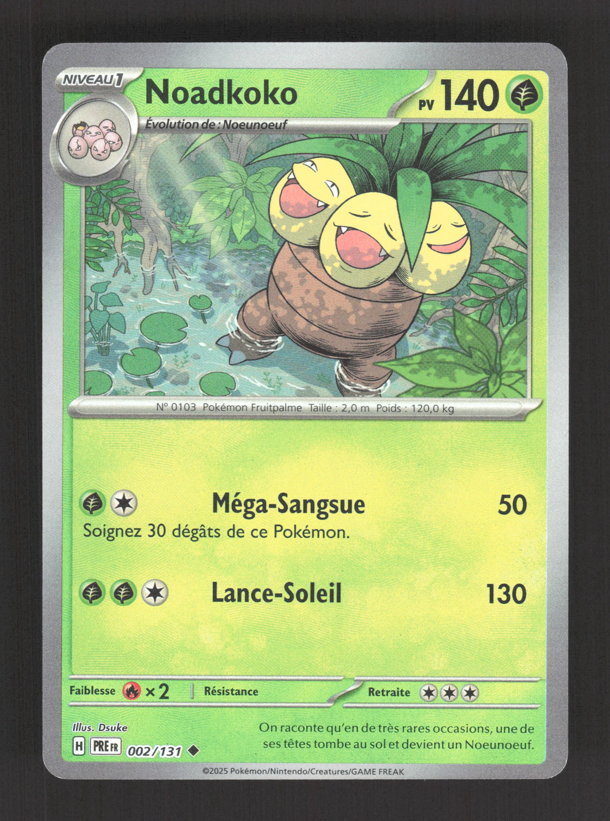 002/131 Noadkoko POKEBALL - Évolutions Prismatiques