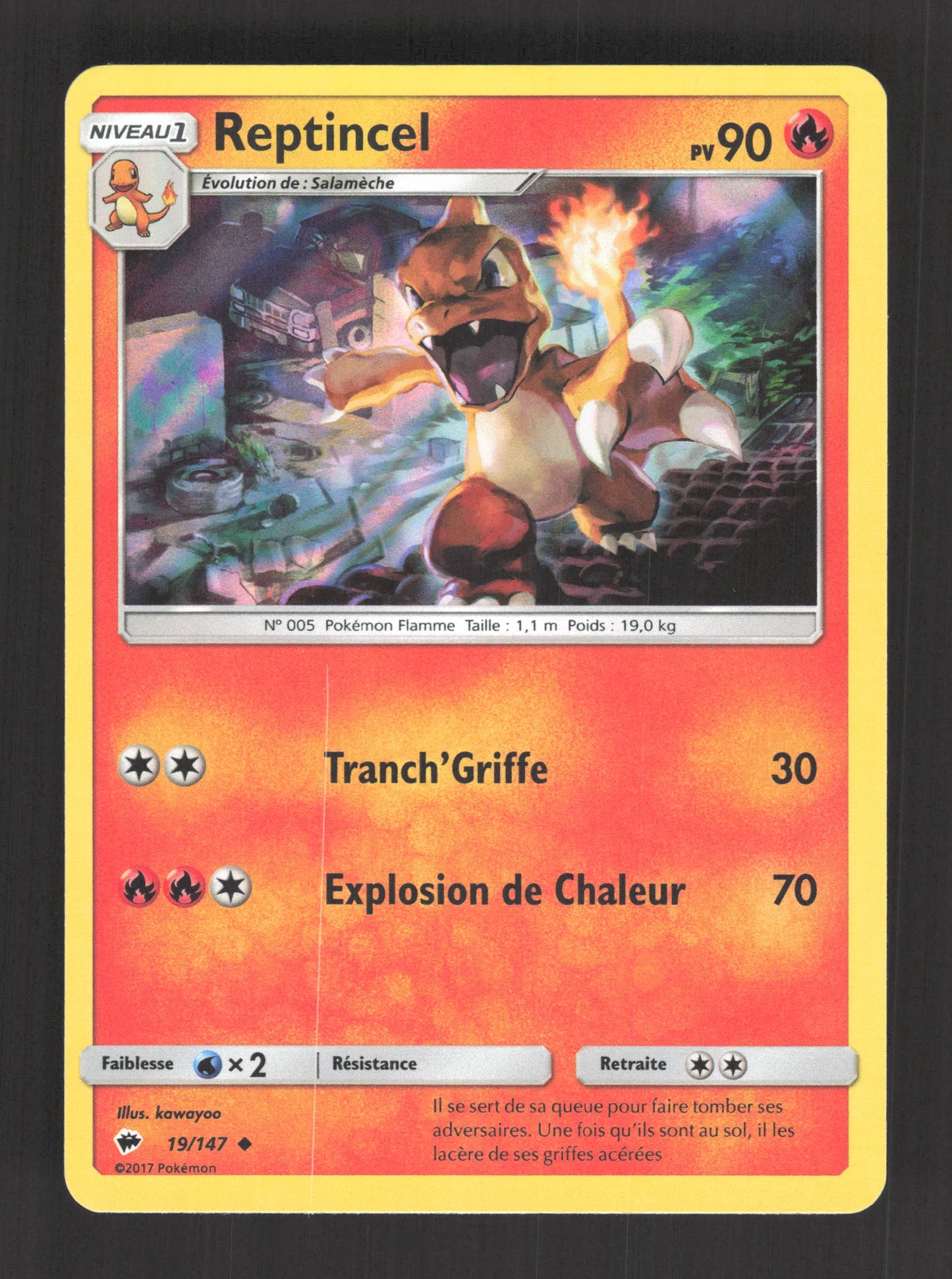 19/147 Reptincel HOLO - Ombres Ardentes