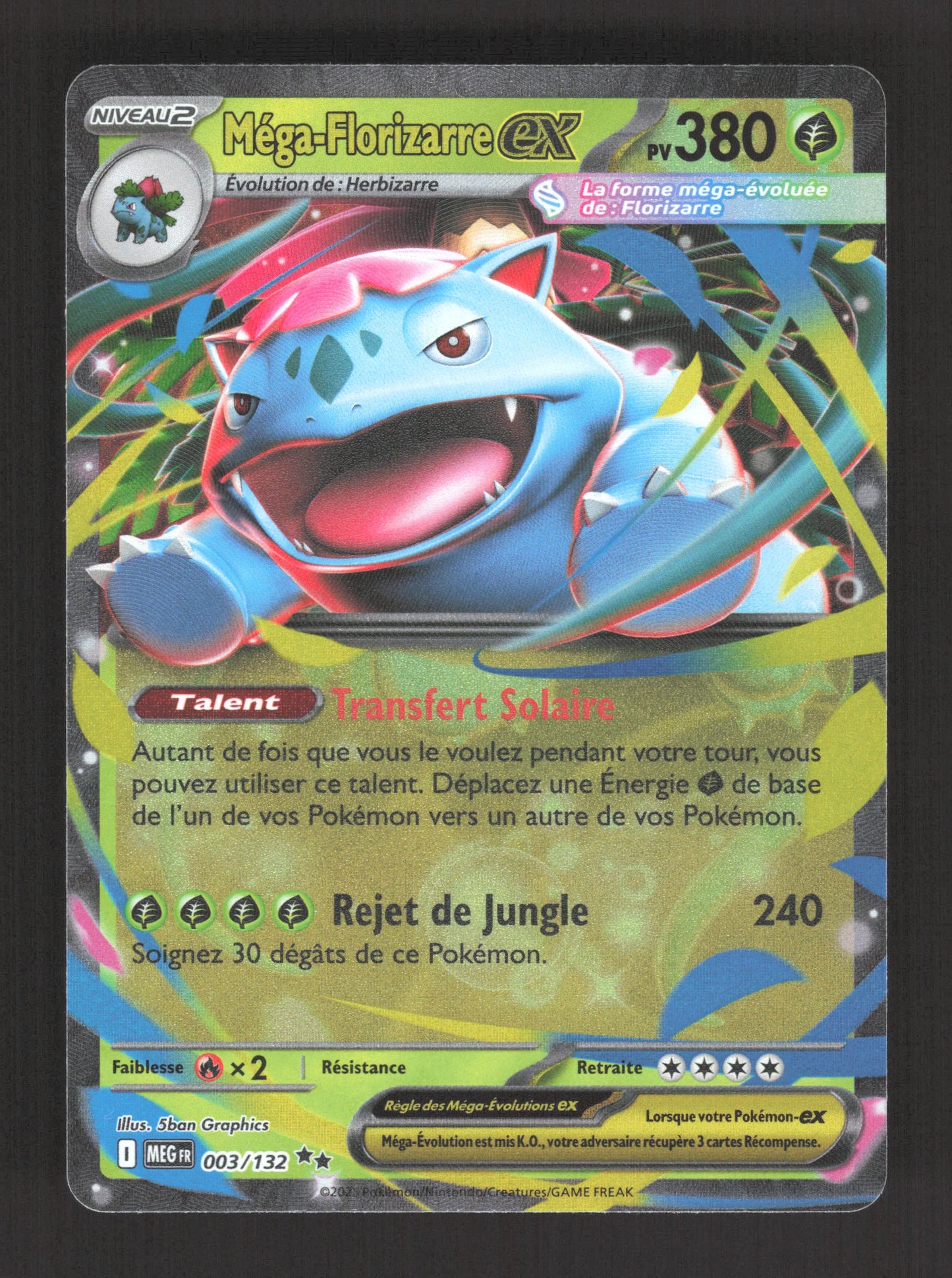 003/132 Mega Florizarre EX - Méga-Évolution