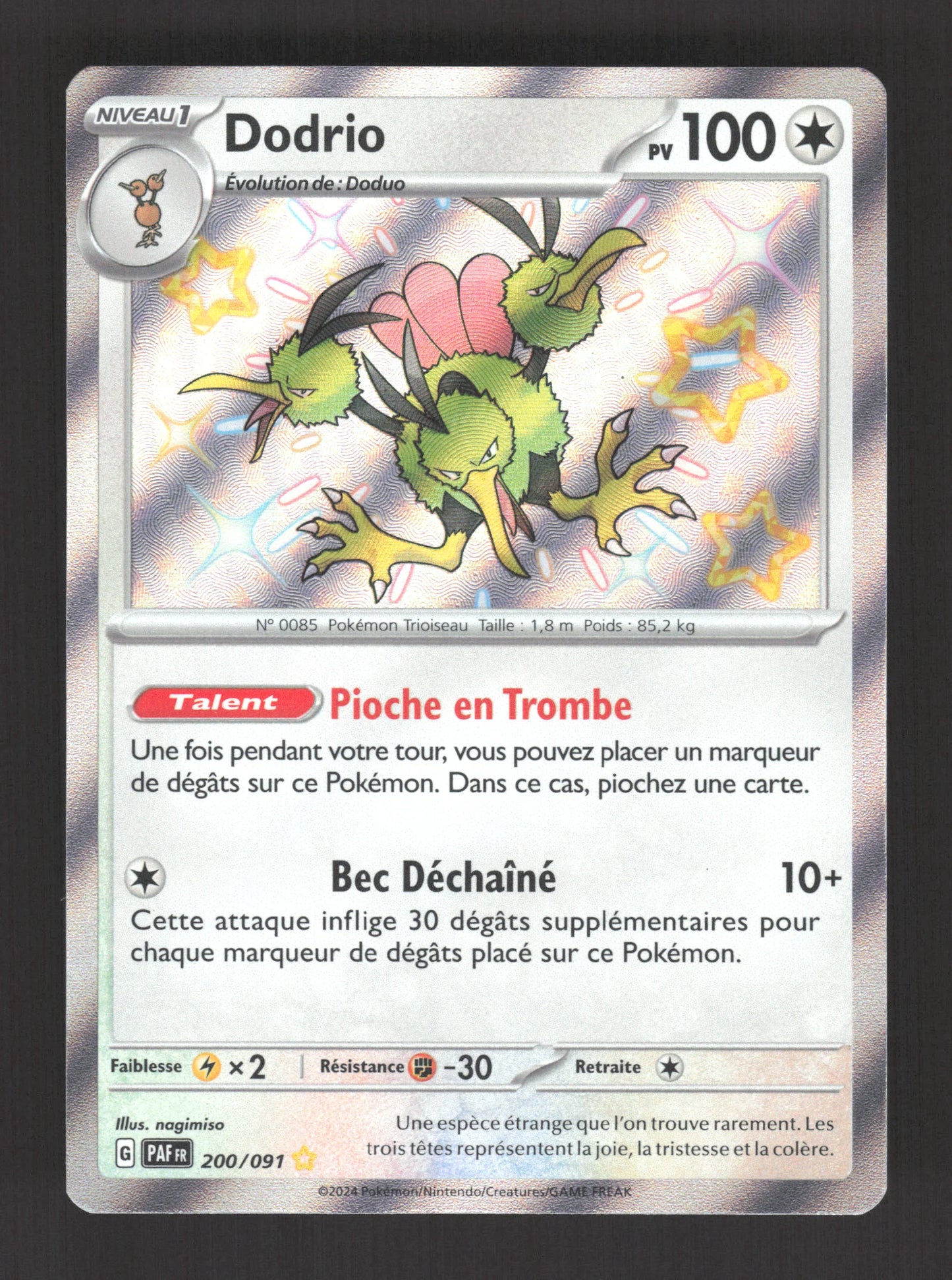 200/091 Dodrio SHINY - Destinées de Paldea