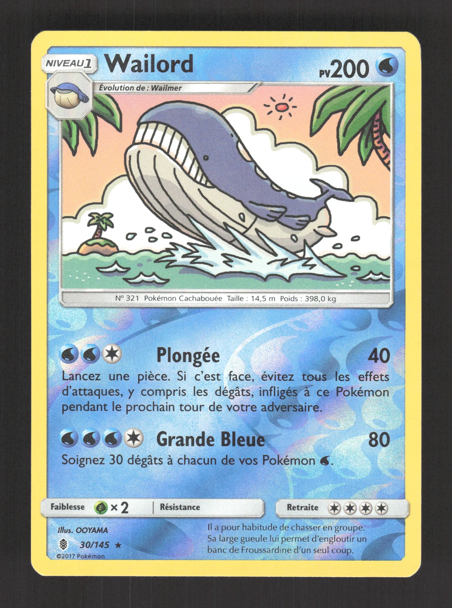 30/145 Wailord REVERSE - Gardiens Ascendants