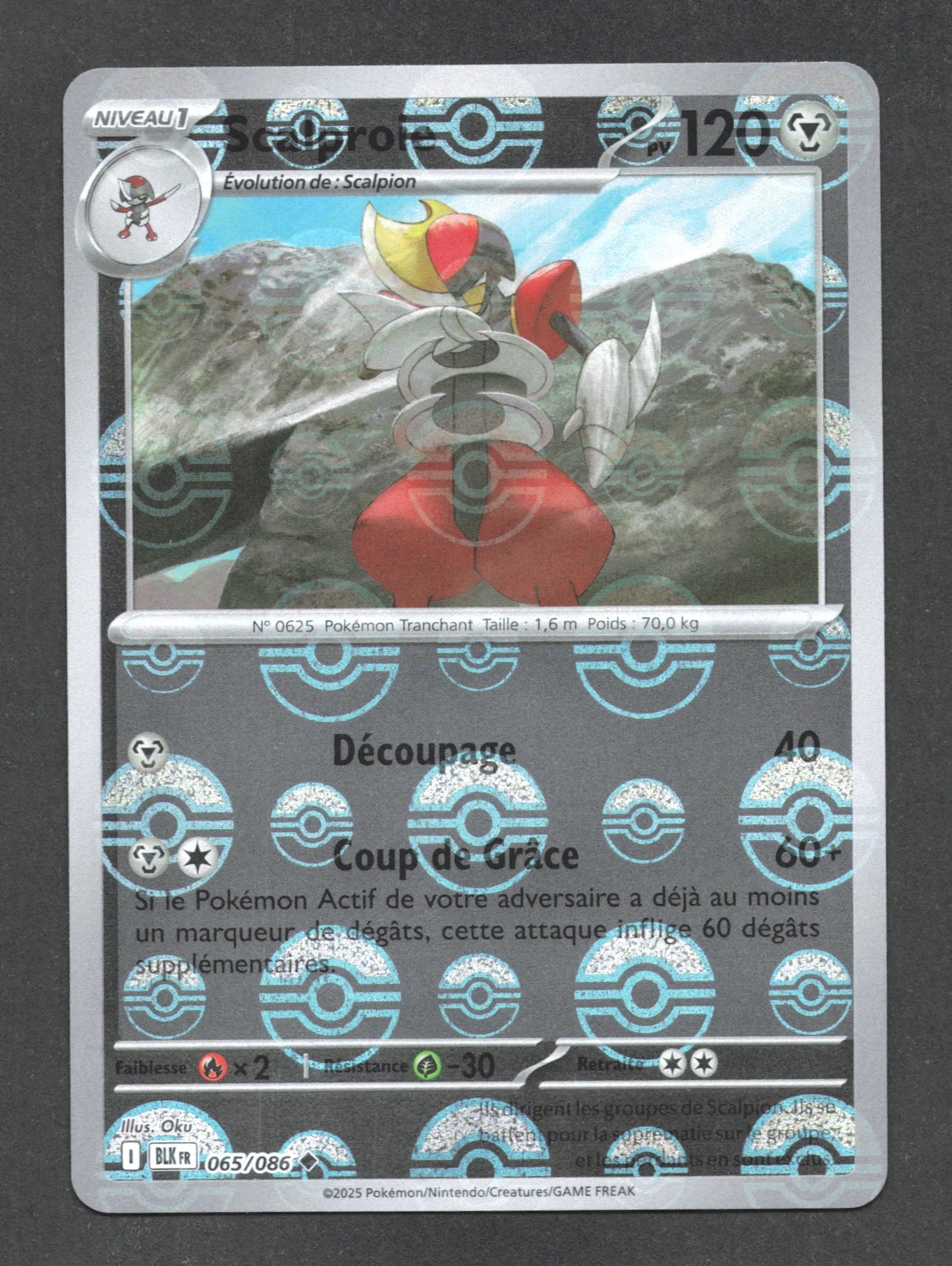 065/086 Scalproie POKEBALL - Foudre Noire - Pokeball