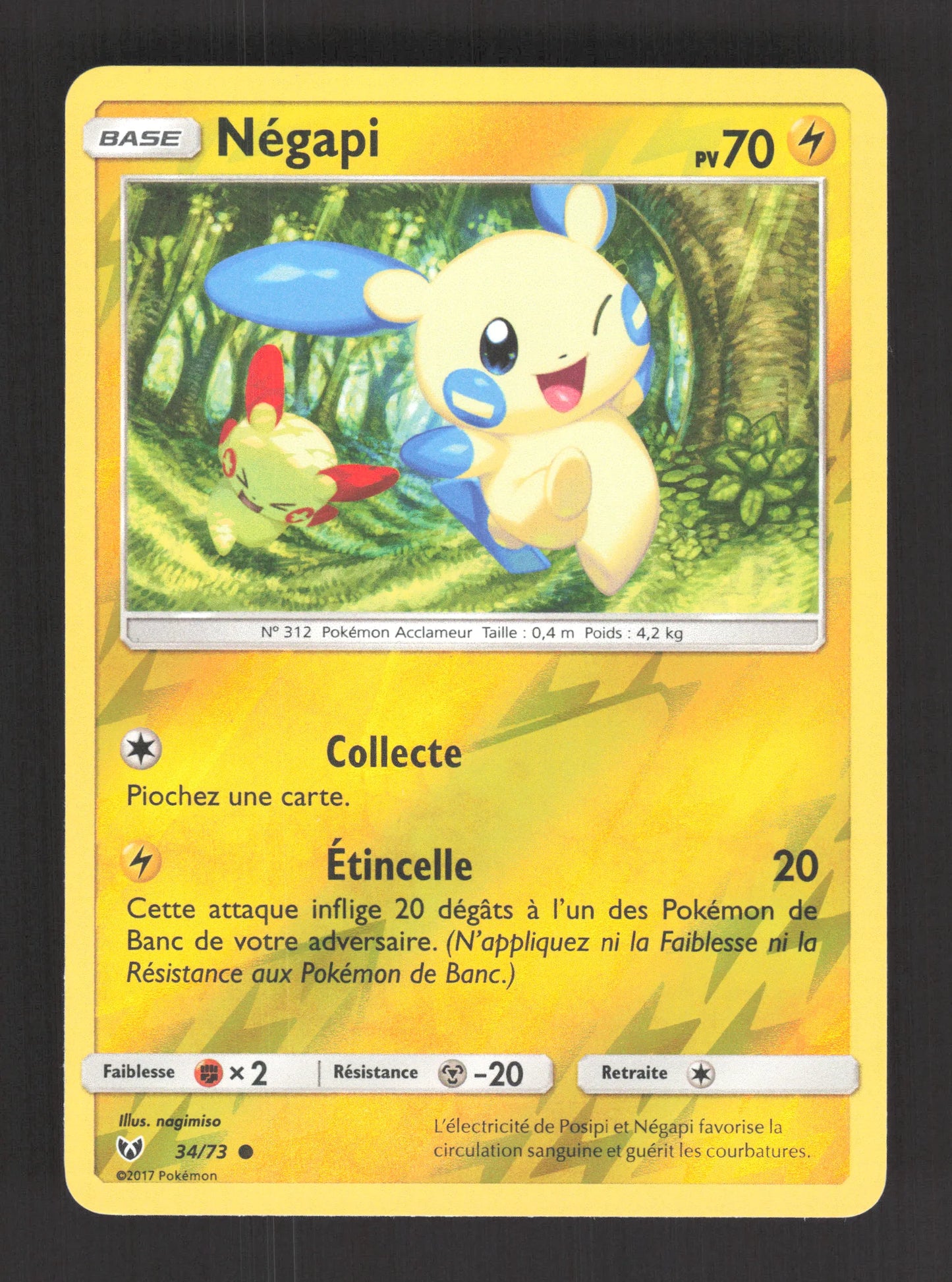 34/73 Negapi REVERSE - Légendes Brillantes