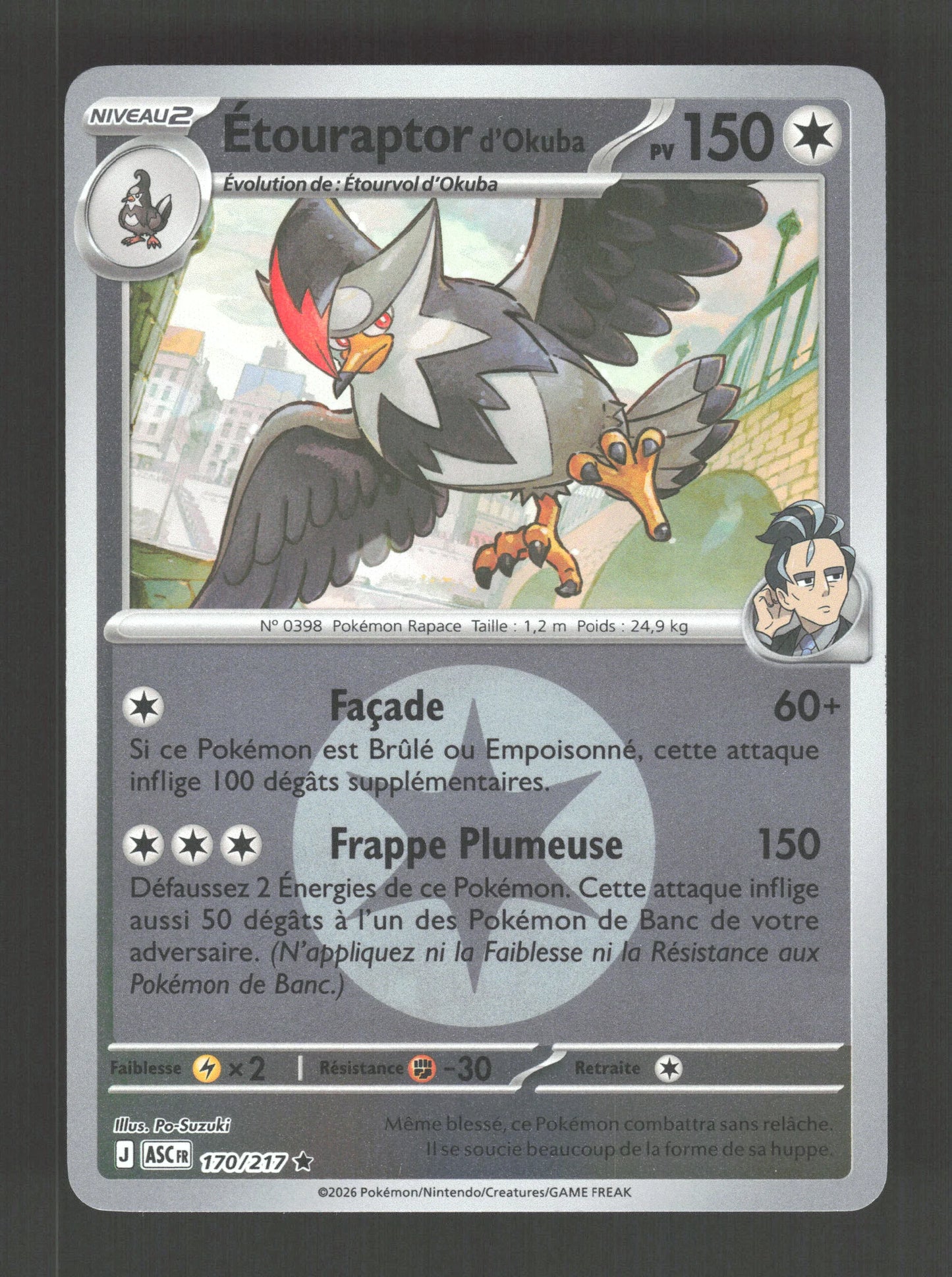 170/217 Etouraptor REVERSE ENERGIE - Héros Transcendants