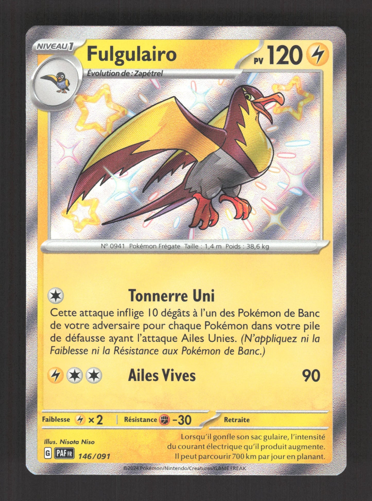 146/091 Fulgulairo SHINY - Destinées de Paldea