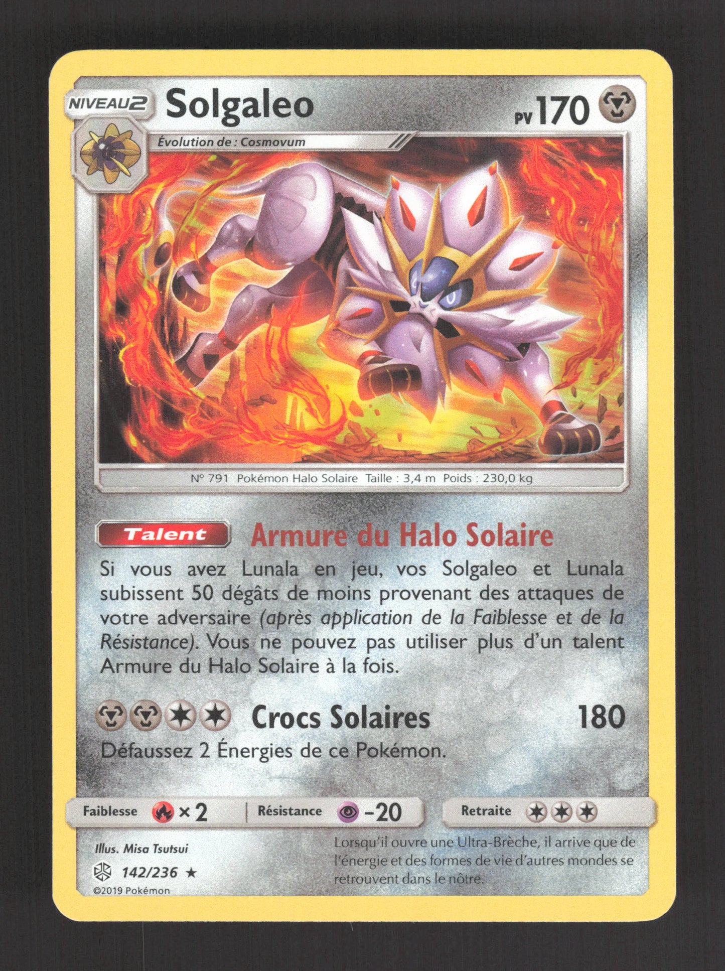 142/236 Solgaleo HOLO - Éclipse Cosmique