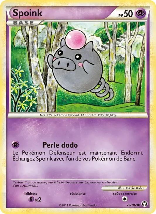 77/102 Spoink CO - Triomphe