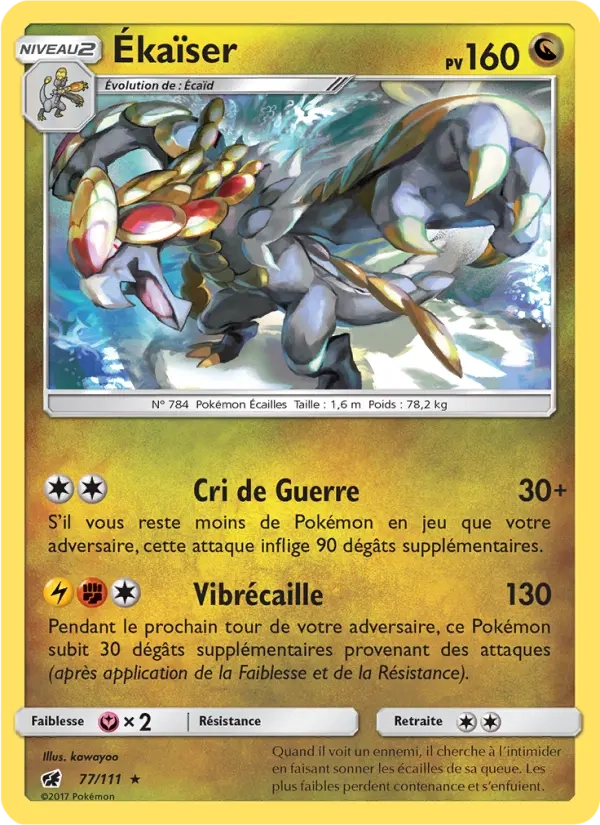 77/111 Ekaiser HOLO MOSAIQUE - Invasion Carmin