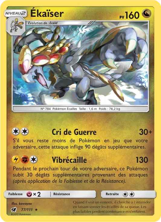 77/111 Ekaiser HOLO MOSAIQUE - Invasion Carmin
