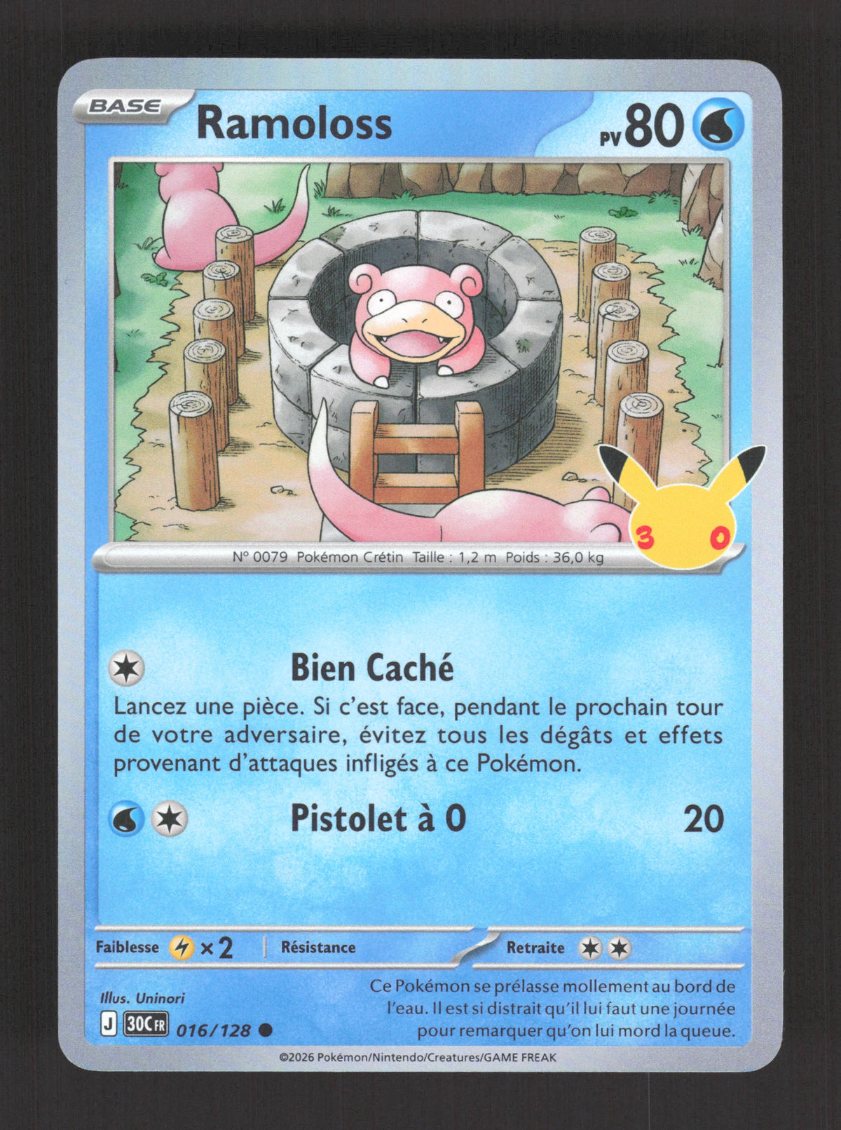 016/128 Ramoloss HOLO - 30 Anniversaire
