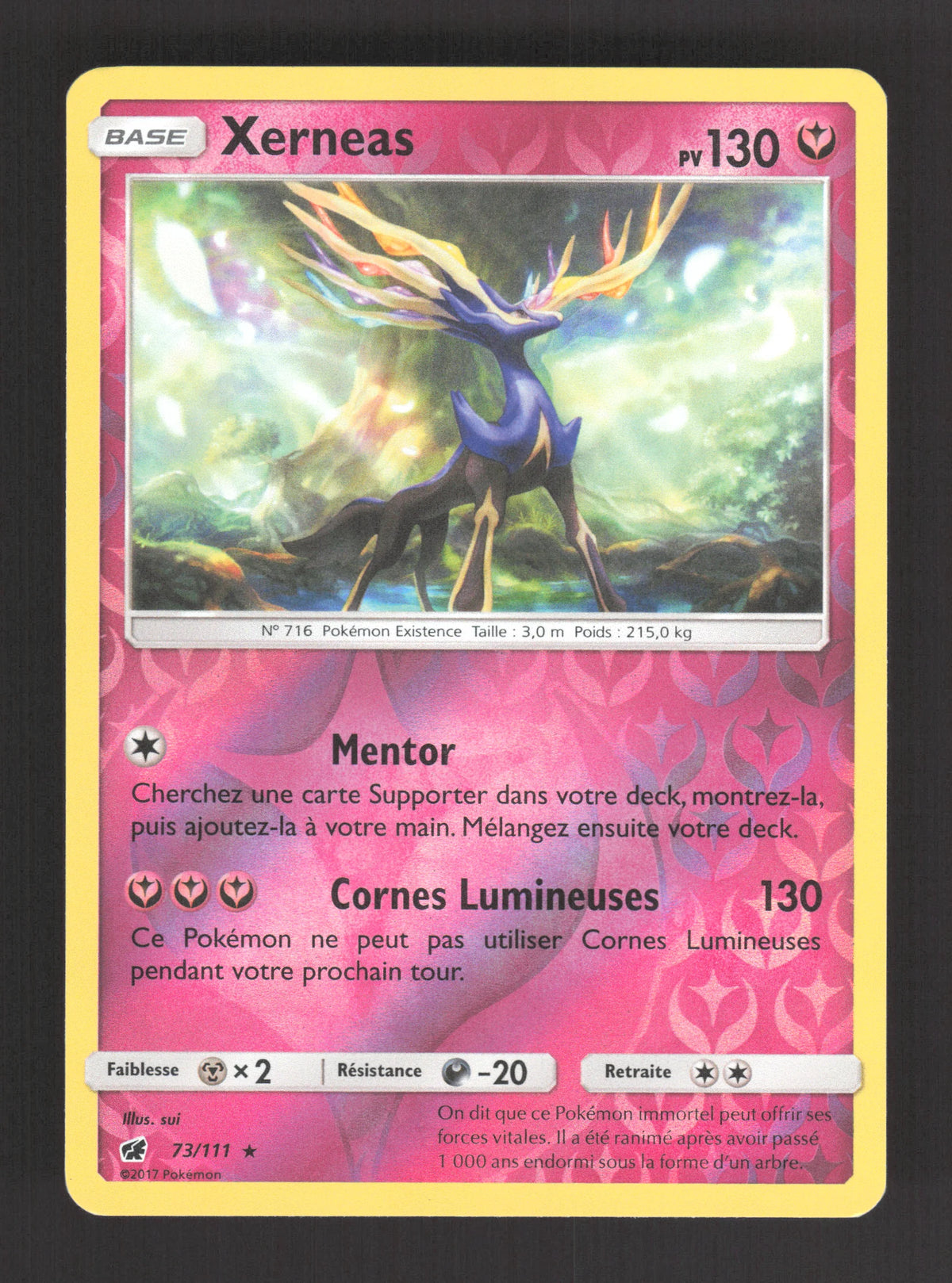 73/111 Xerneas REVERSE - Invasion Carmin
