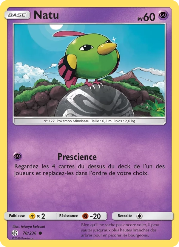 78/236 Natu REVERSE - Éclipse Cosmique