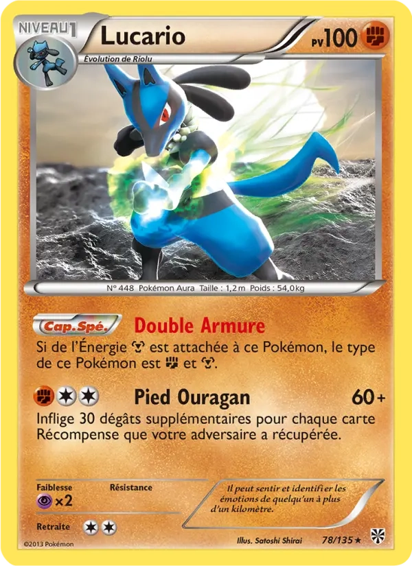 78/135 Lucario HOLO - Tempête Plasma