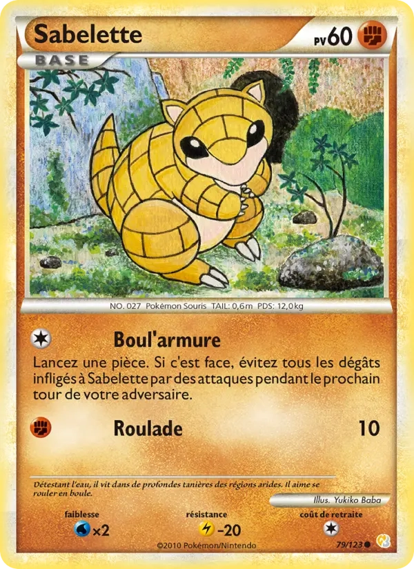 79/123 Sabelette REVERSE - HeartGold SoulSilver