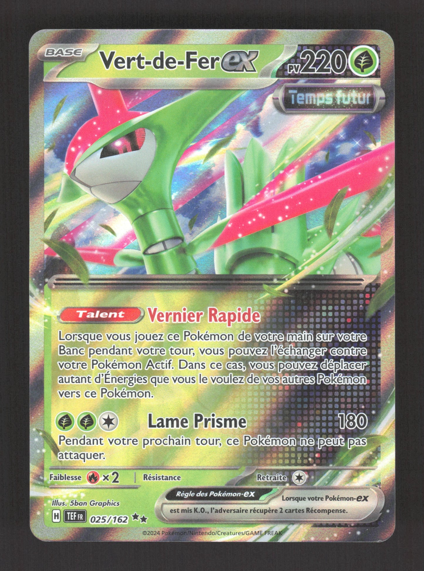 025/162 Vert de Fer EX - Forces Temporelles
