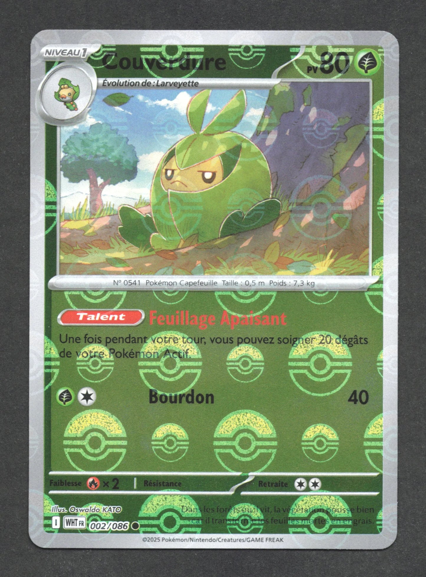 002/086 Couverdure POKEBALL - Flamme Blanche - Pokeball