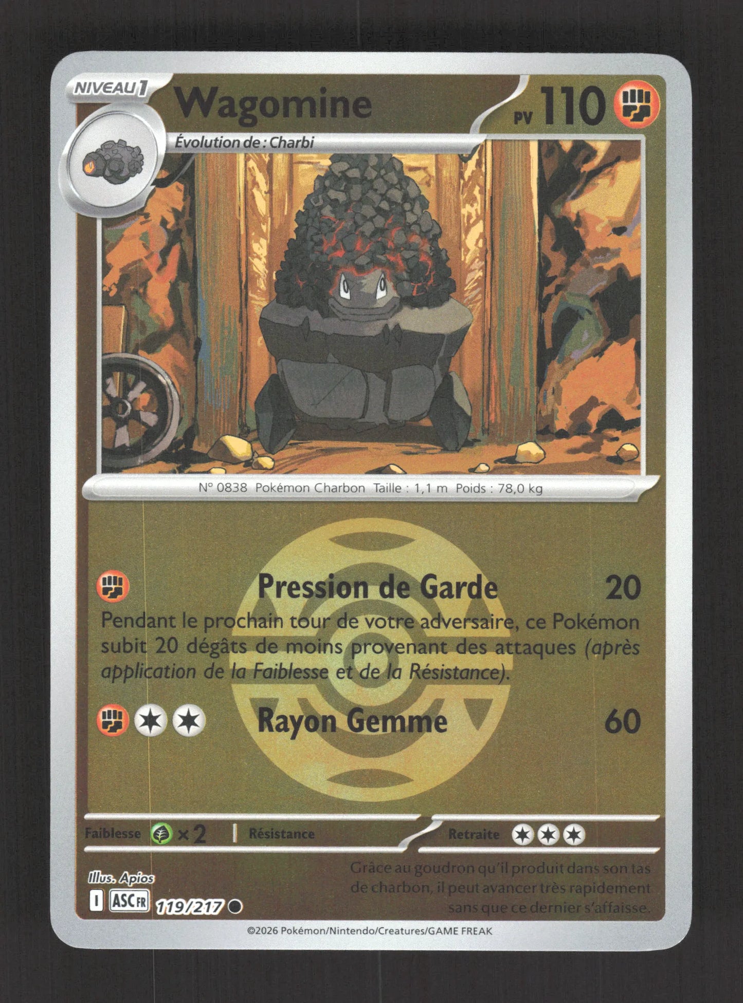 119/217 Wagomine POKEBALL - Héros Transcendants