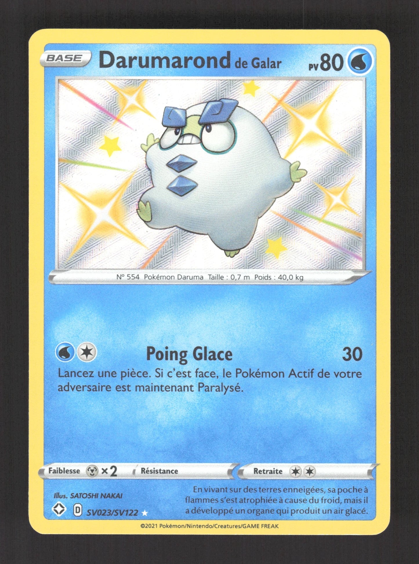 SV023/SV122 Darumarond SHINY - Destinées Radieuses