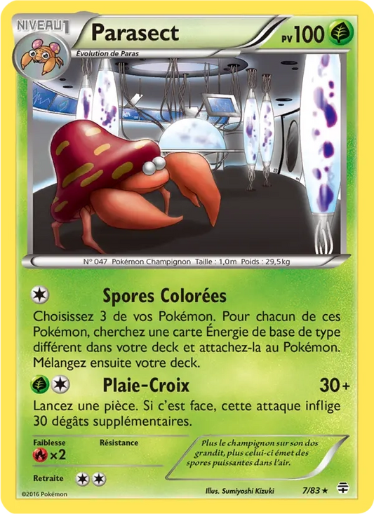 7/83 Parasect RARE - Générations