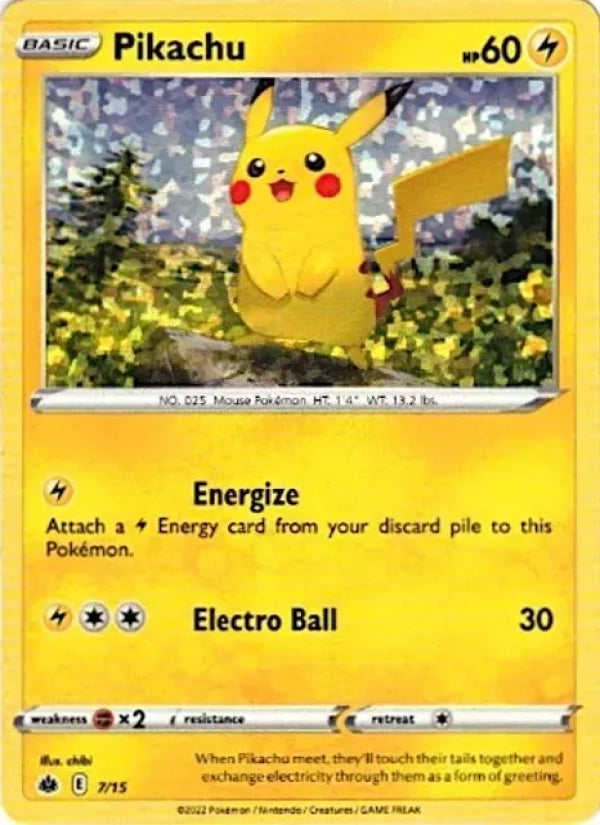 7/15 Pikachu HOLO - McDonald's 2022