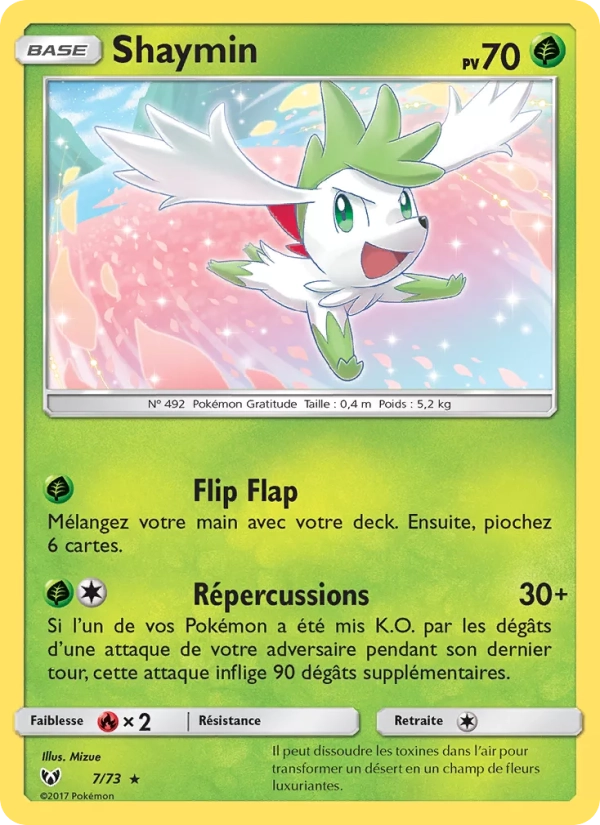 7/73 Shaymin HOLO - Légendes Brillantes