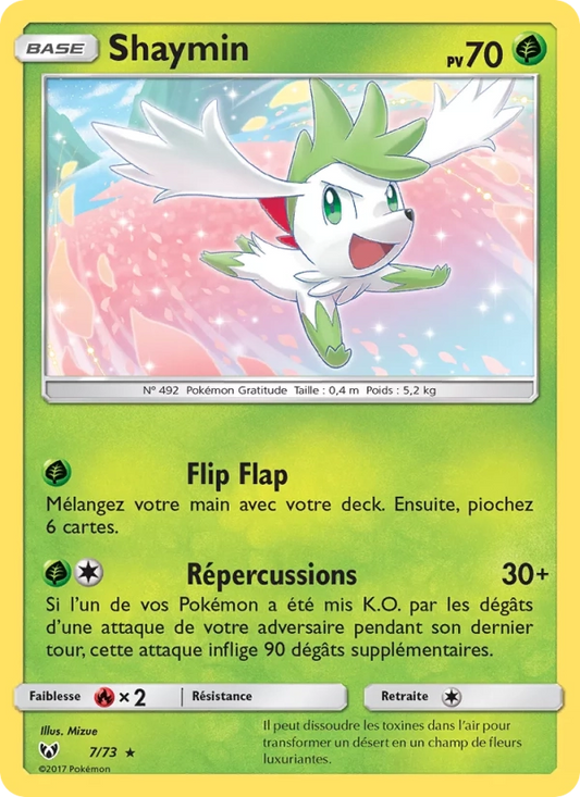 7/73 Shaymin HOLO - Légendes Brillantes