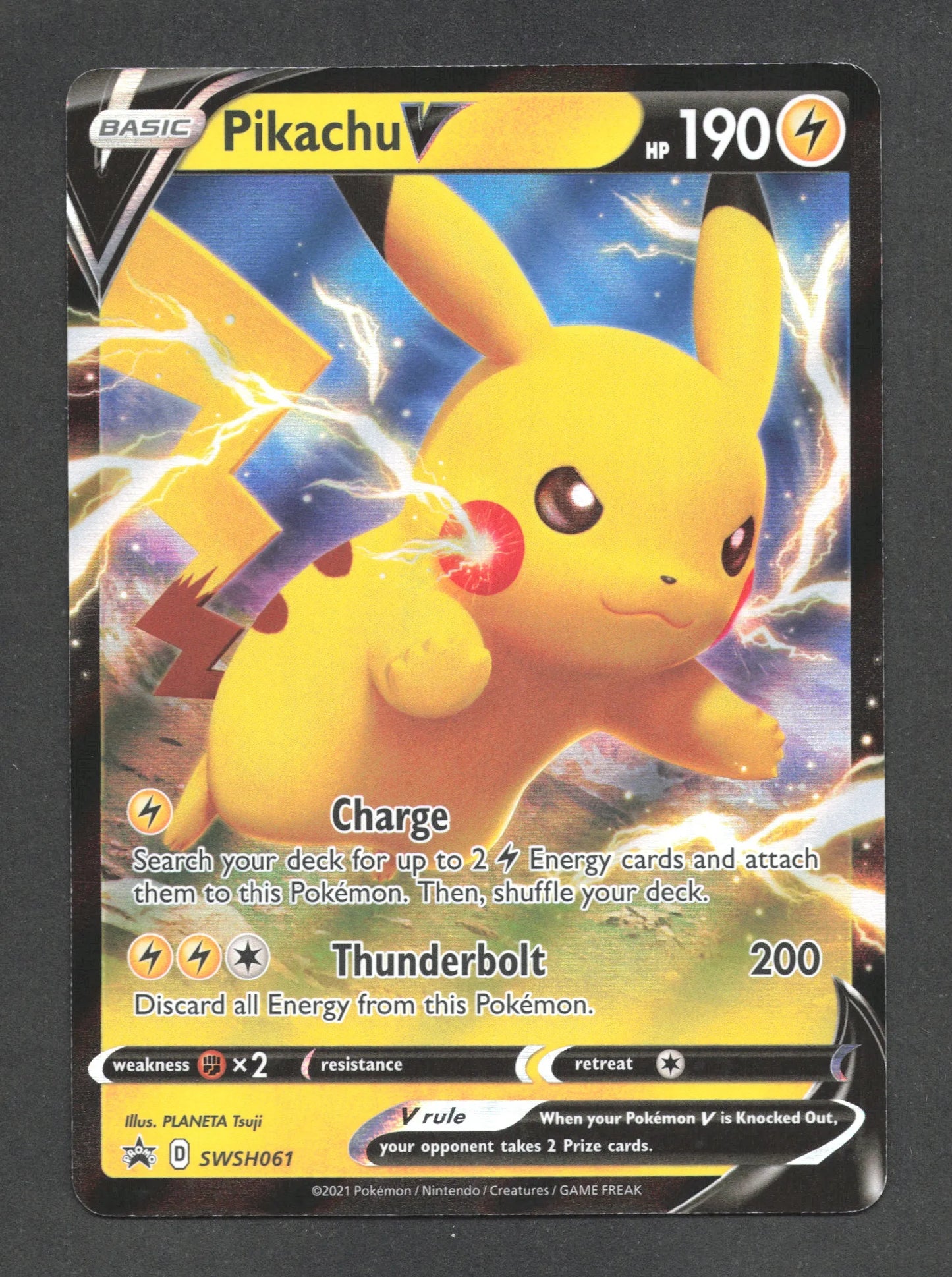 SWSH061 Pikachu V ANGLAIS - Anglais