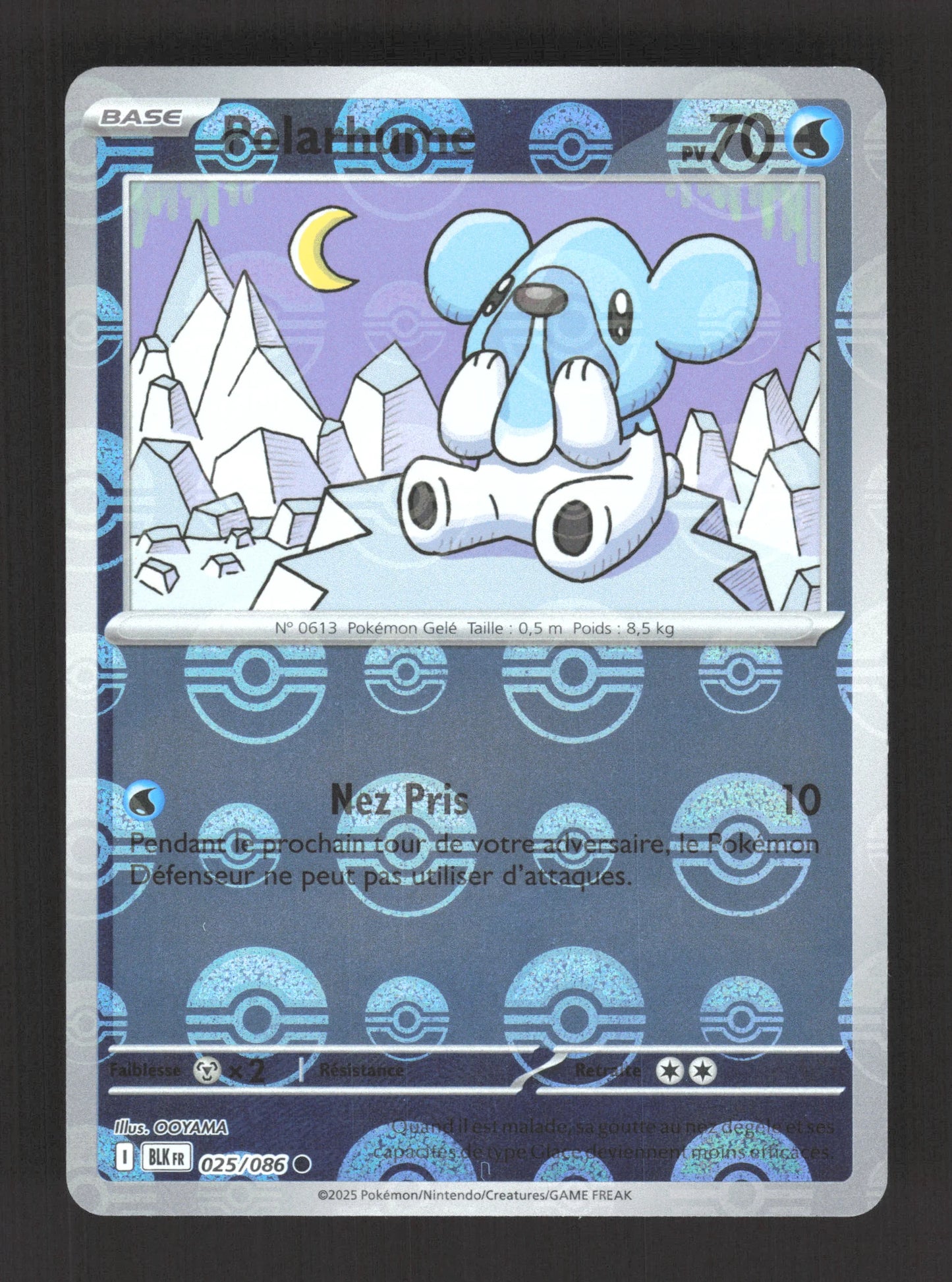 025/086 Polarhume POKEBALL - Foudre Noire