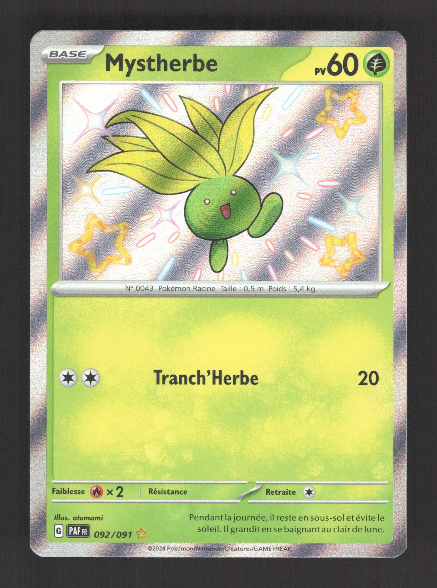 092/091 Mystherbe SHINY - Destinées de Paldea