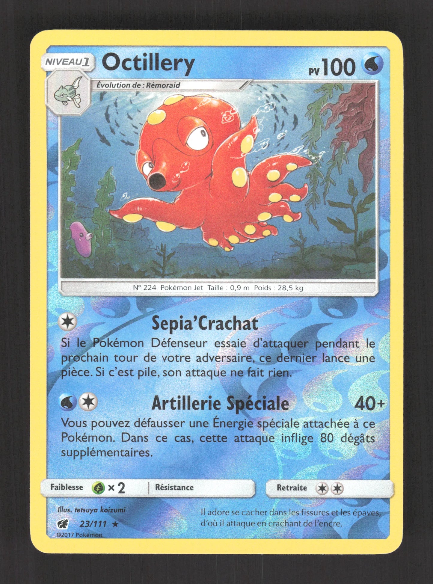 23/111 Octillery REVERSE - Invasion Carmin