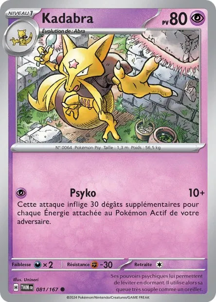 081/167 Kadabra Reverse - Mascarade Crépusculaire