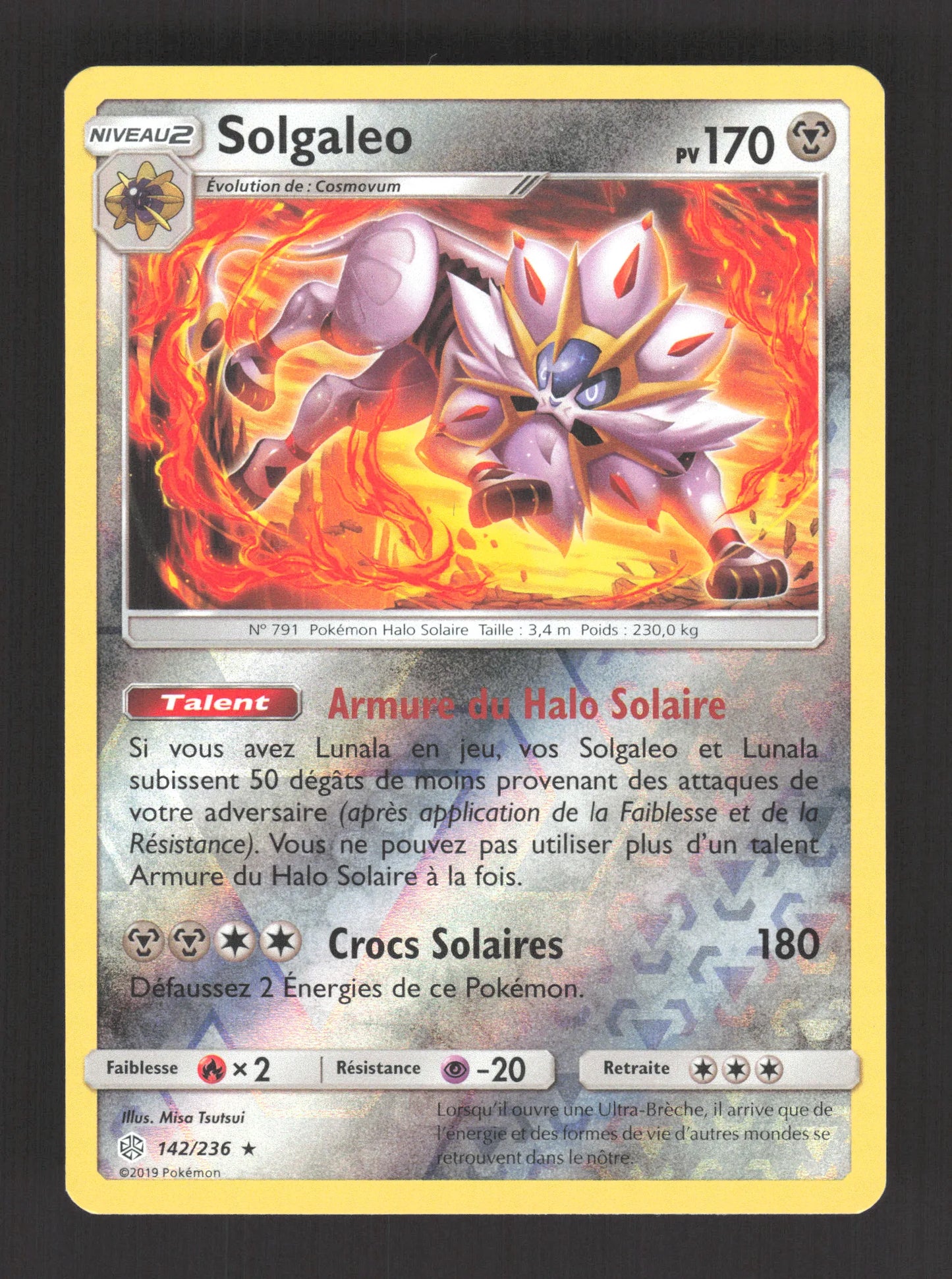 142/236 Solgaleo REVERSE - Éclipse Cosmique