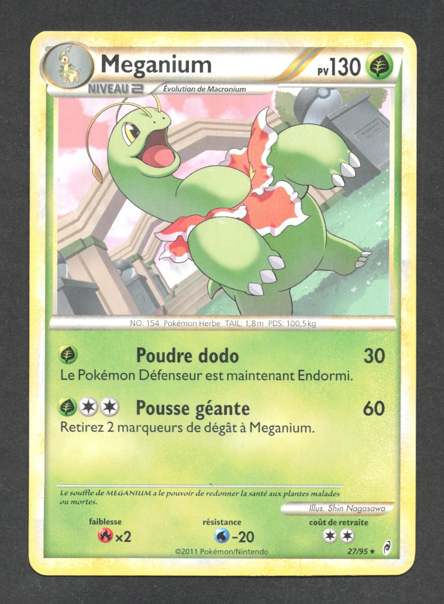 27/95 Meganium RARE - L'appel des Légendes