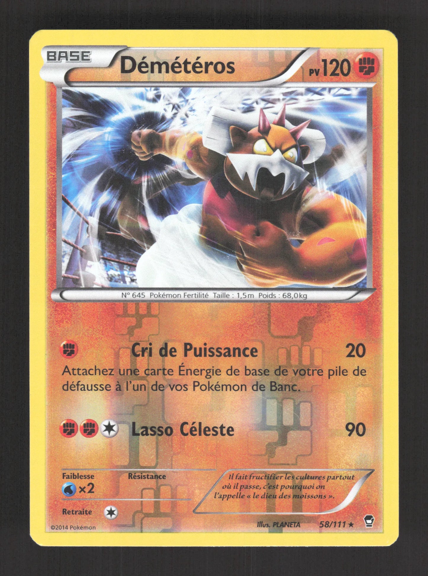58/111 Demeteros REVERSE - Poings Furieux