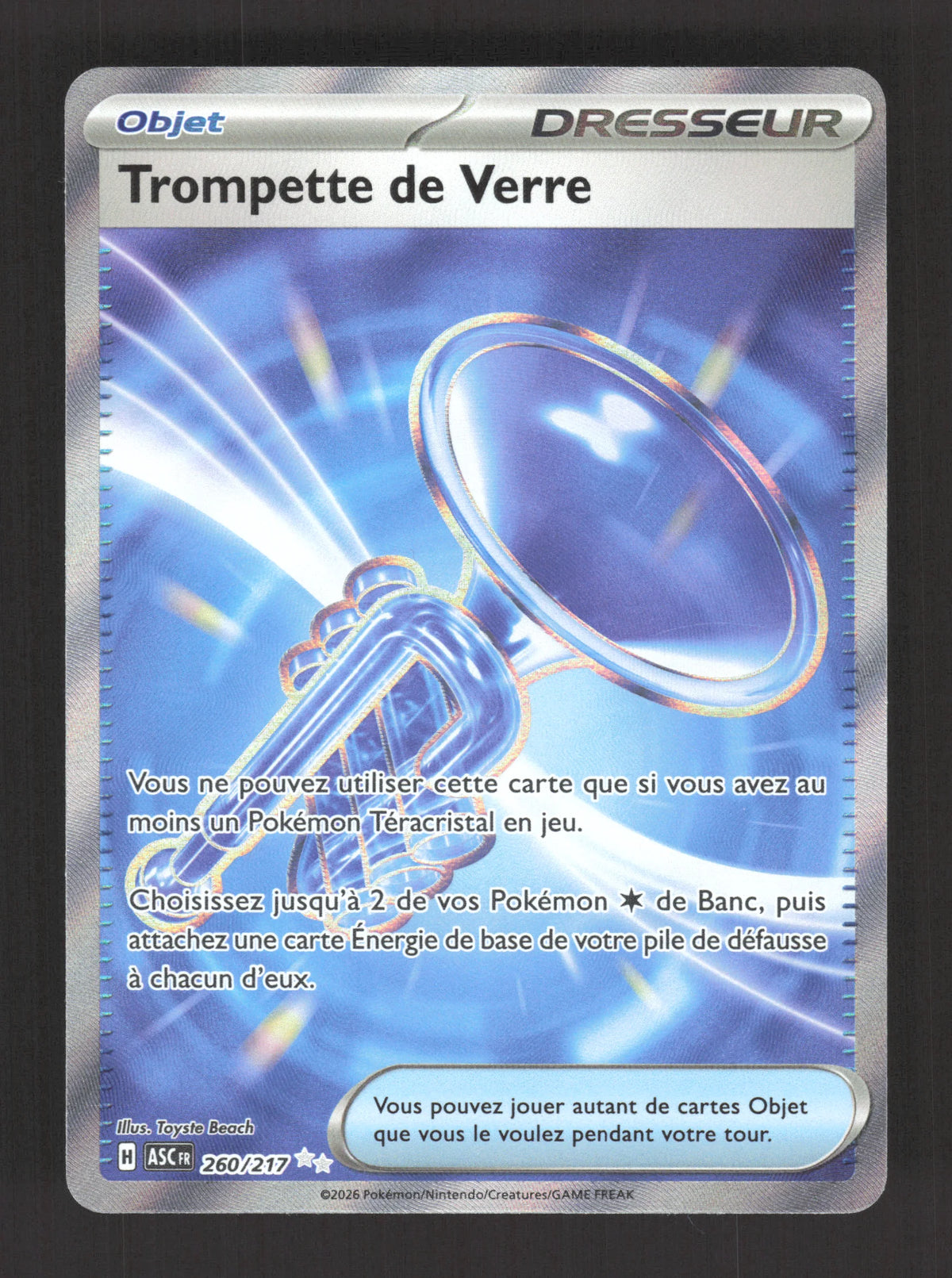 260/217 Trompette de Verre DRESSEUR - Héros Transcendants