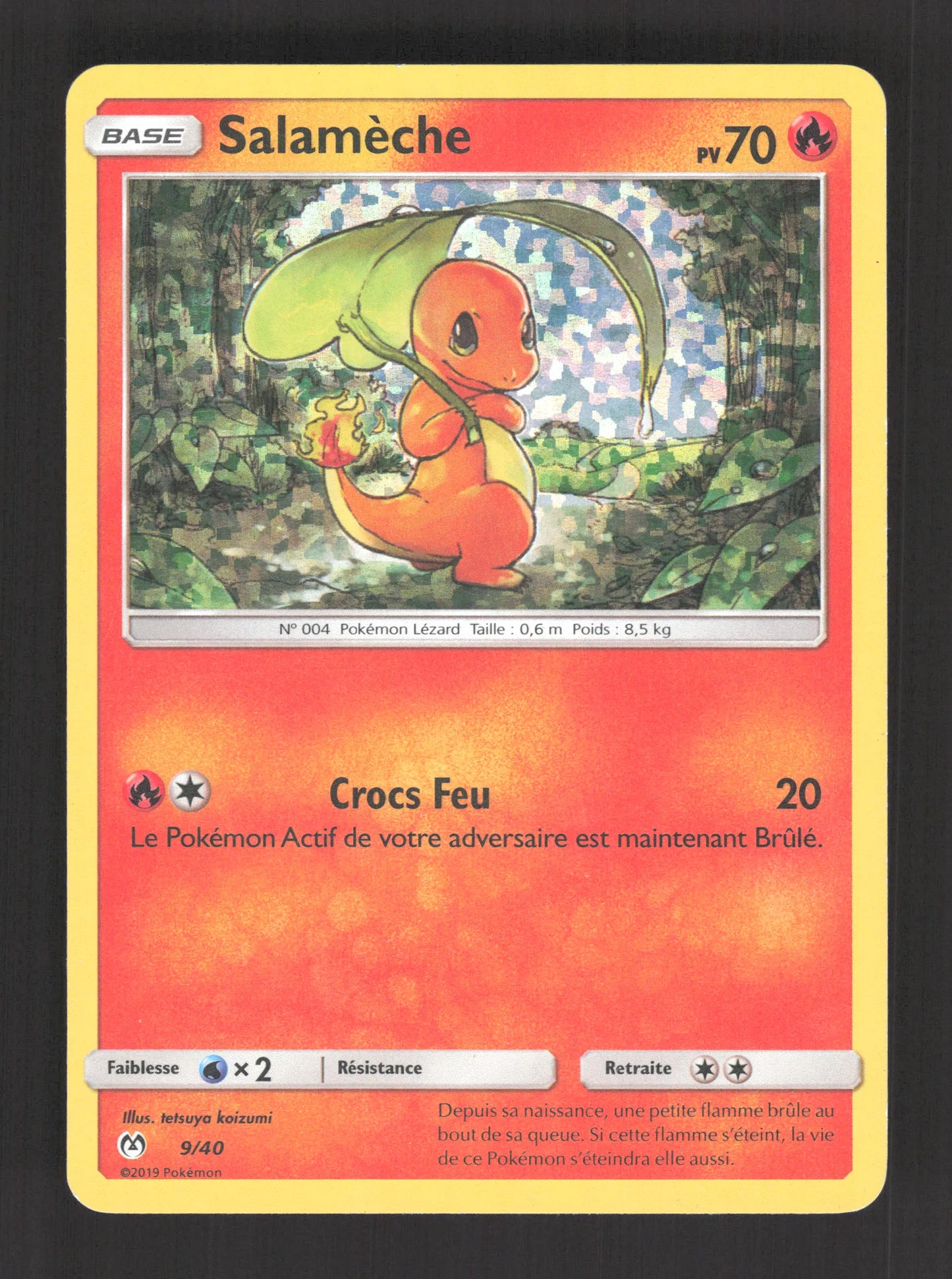 9/40 Salameche HOLO - McDonald's 2019