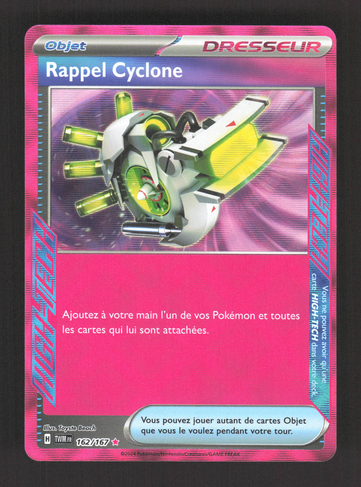 162/167 Rappel Cyclone ACE - Mascarade Crépusculaire