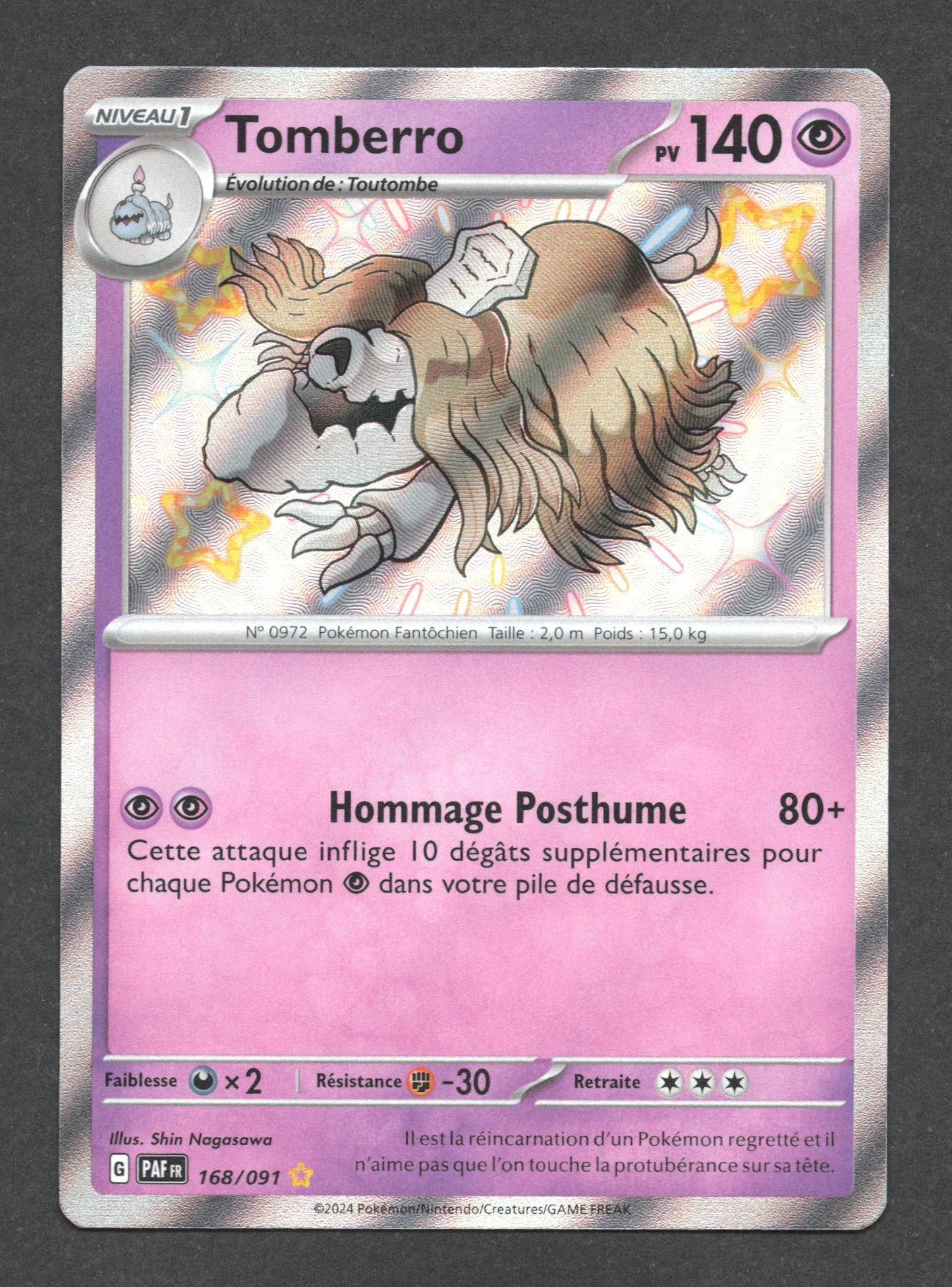 168/091 Tomberro SHINY - Destinées de Paldea