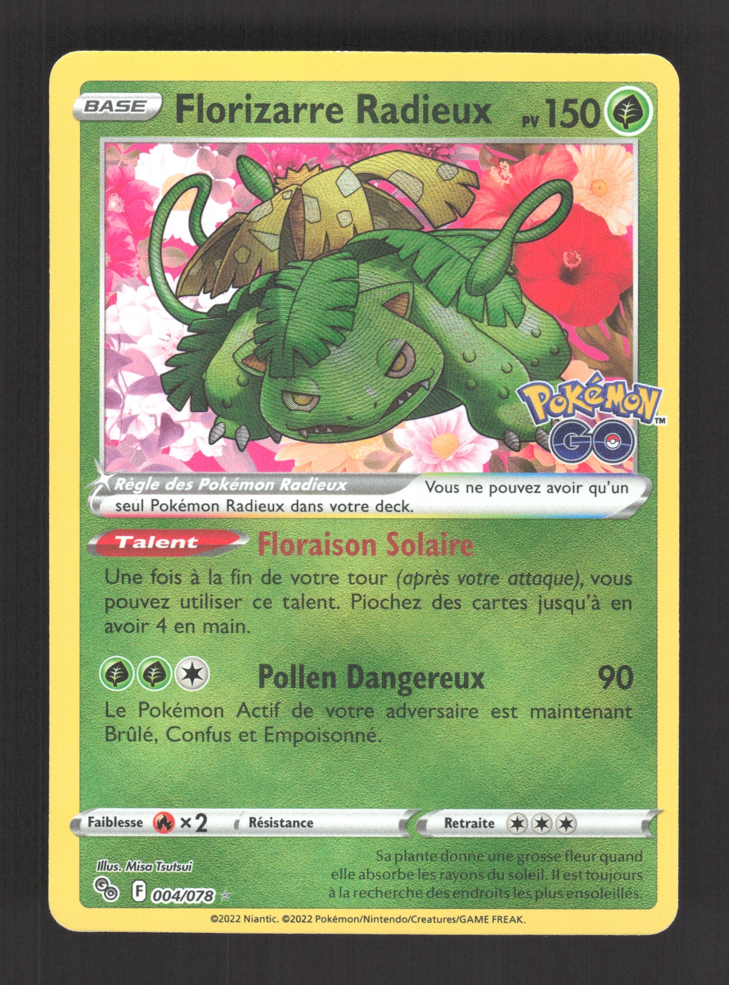 004/078 Florizarre RADIEUX - Pokémon GO