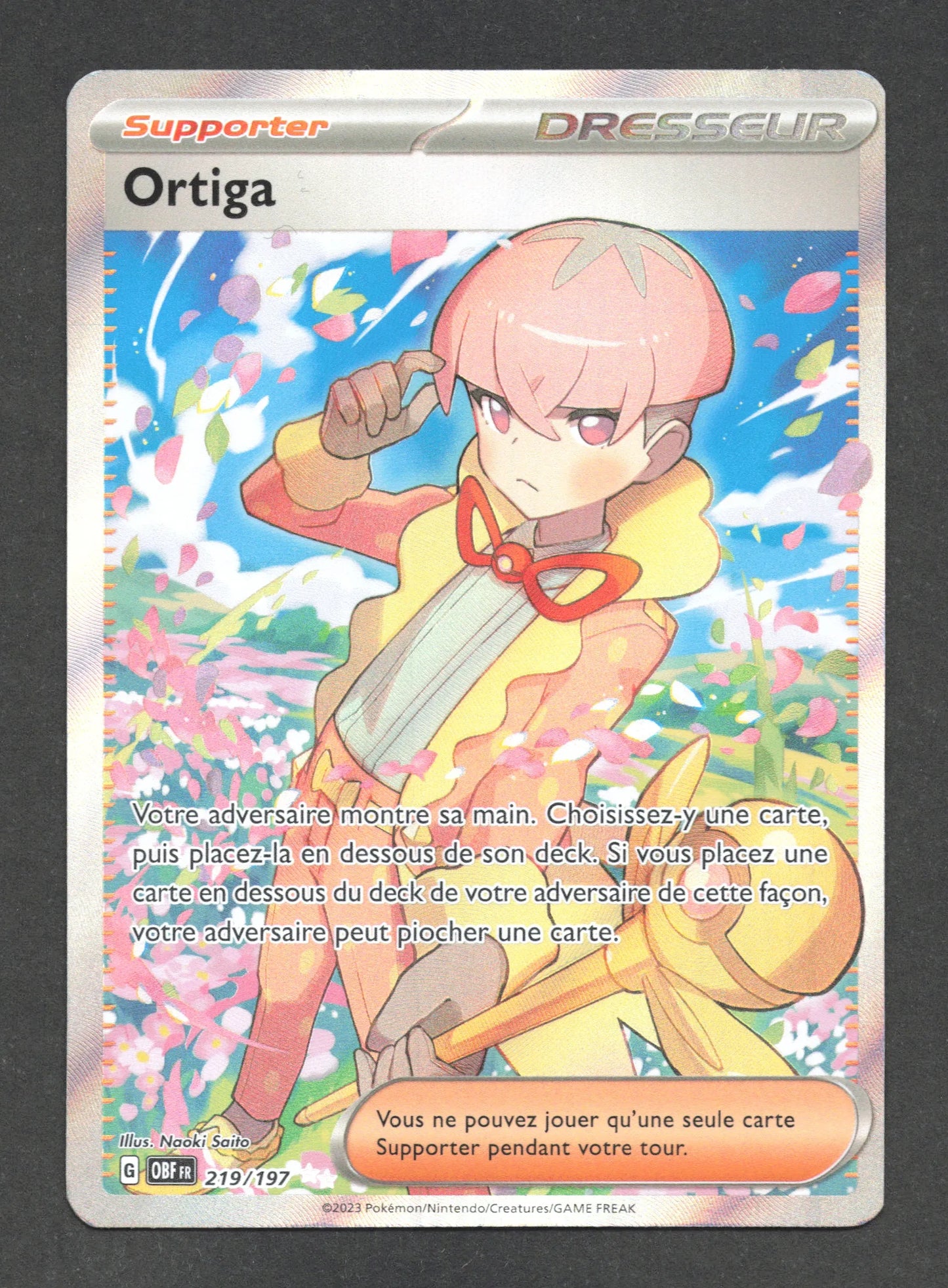 219/197 Ortiga DRESSEUR - Flammes Obsidiennes